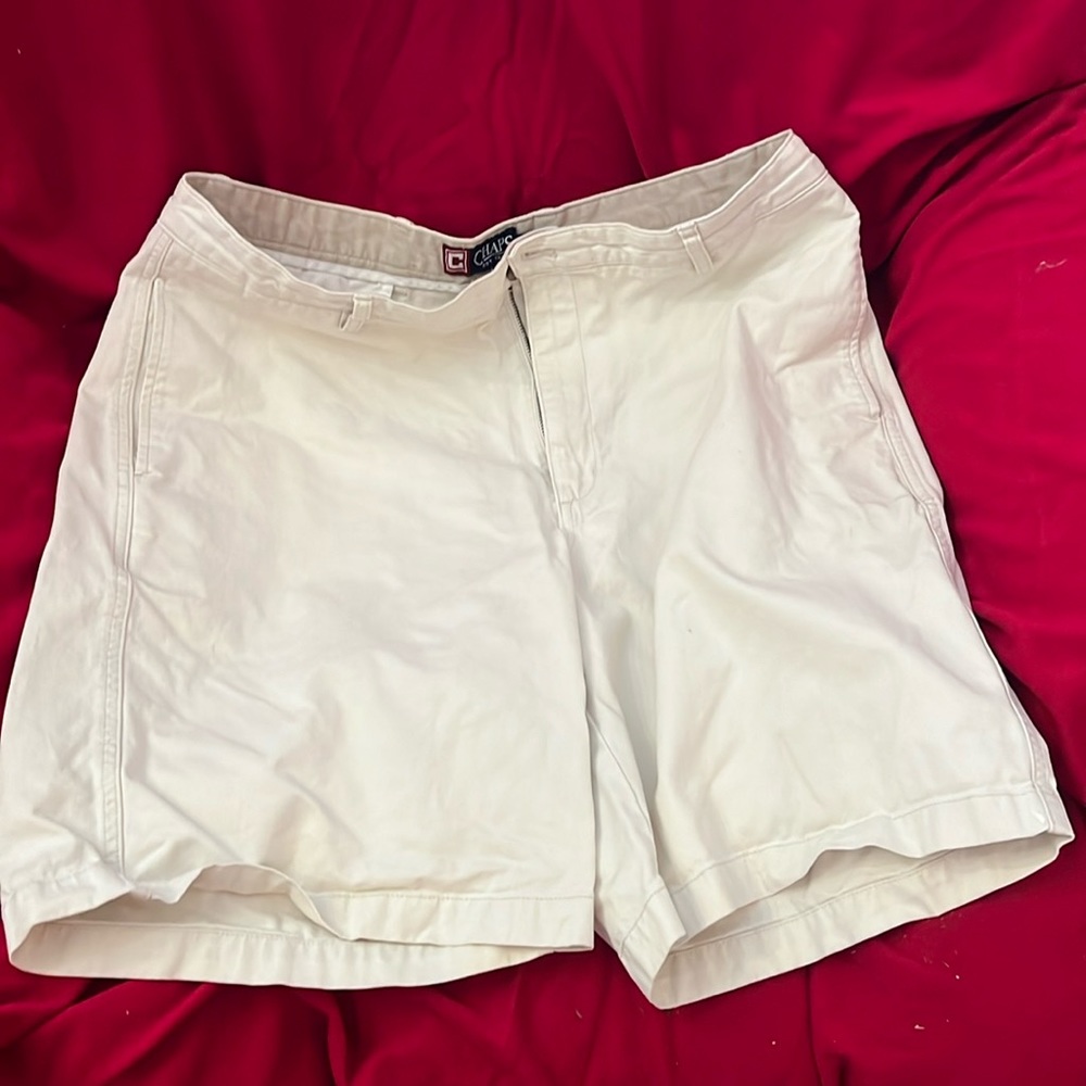 Chaps Flat Front Khaki Shorts